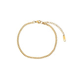 Elegant Helen Gold Anklet - Dazzling Design for Every Occasion