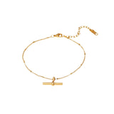 Elegant Valentine Gold Anklet - Perfect Gift for Her