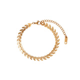 Madeline Gold Anklet - Elegant, Adjustable & Trendy Jewelry