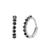 Elegant Silver Onyx Earrings | Le Chic Jewelry Collection