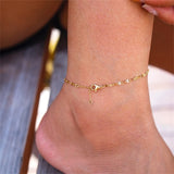 Charlotte Gold Chain Anklet - Elegant & Durable Fashion Accessory