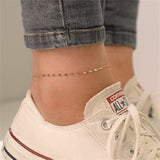 Charlotte Gold Chain Anklet - Elegant & Durable Fashion Accessory