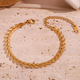 Madeline Gold Anklet - Elegant, Adjustable & Trendy Jewelry