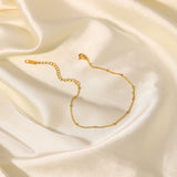 Elegant Wren Gold Anklet - Adjustable, Dainty & Stylish