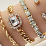 Elegant Gold Chic Bracelet Set | Stylish & Versatile Jewelry