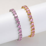 Elegant Rose Quartz & Gold Sence Bracelet - Healing Energy Jewelry